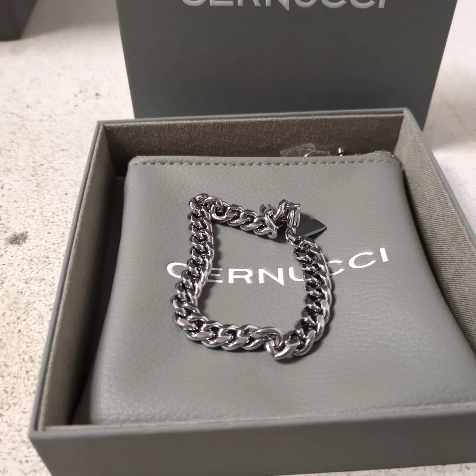 CERNUCCI BRACELET X2 – SILVER TONE, BOXED