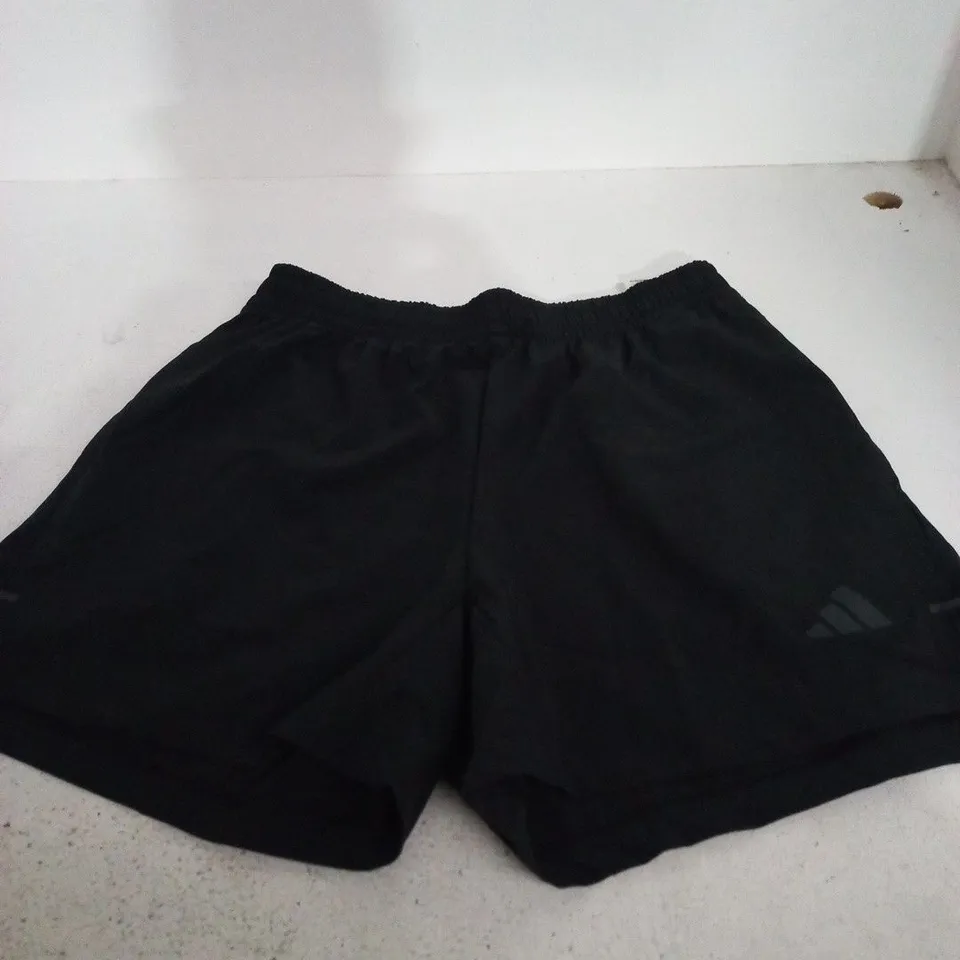 ADIDAS TRAINING SHORT – BLACK, REGULAR FIT, 5"