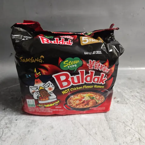 PACK OF 5 SAMYANG BULDAK HOT CHICKEN RAMEN