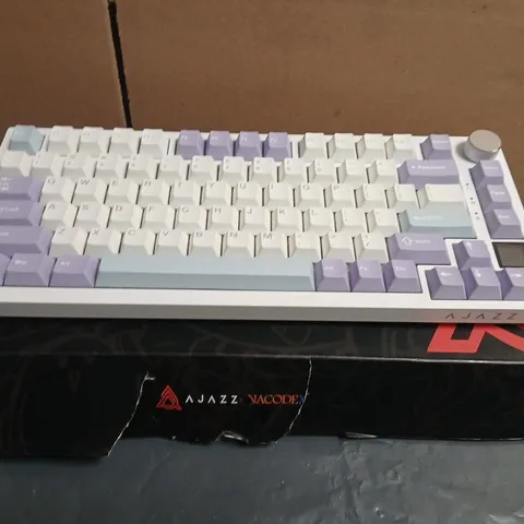 AJAZZ MECHANICAL KEYBOARD - PASTEL PURPLE & LIGHT BLUE KEYCAPS (COMPACT LAYOUT)