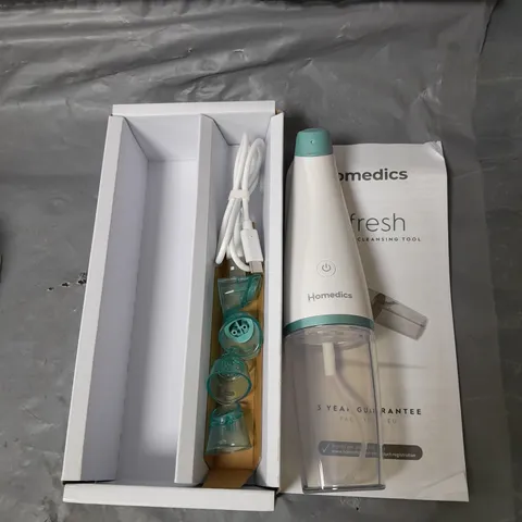 BOXED HOMEDICS REFRESH HYDRAFACIAL CLEANSER