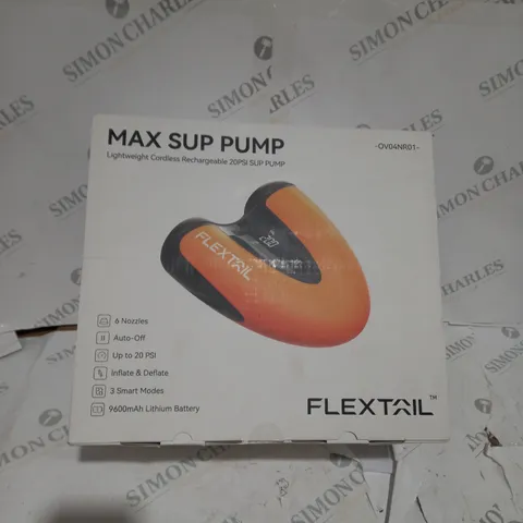BOXED MAX SUP PUMP CORDLESS RECHARGABLE 