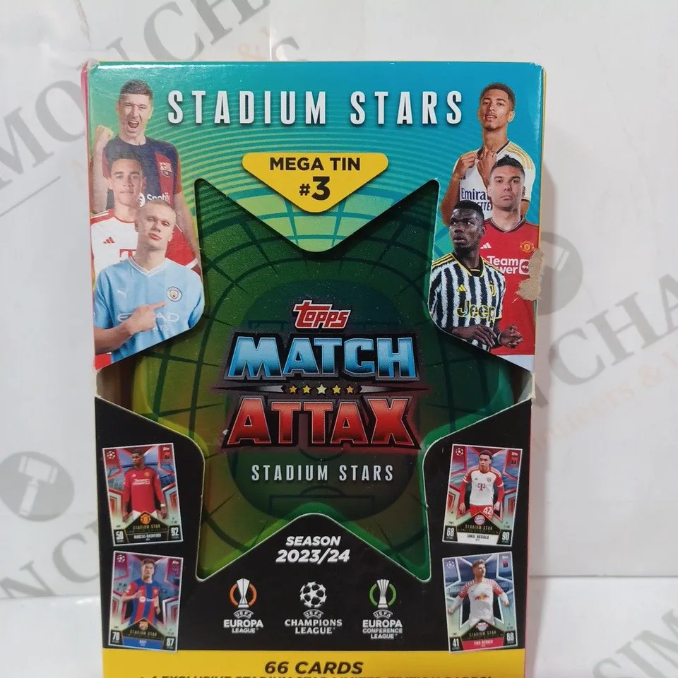 TOPPS STADIUM STARS MEGA TIN #3 SEASON 2023/24