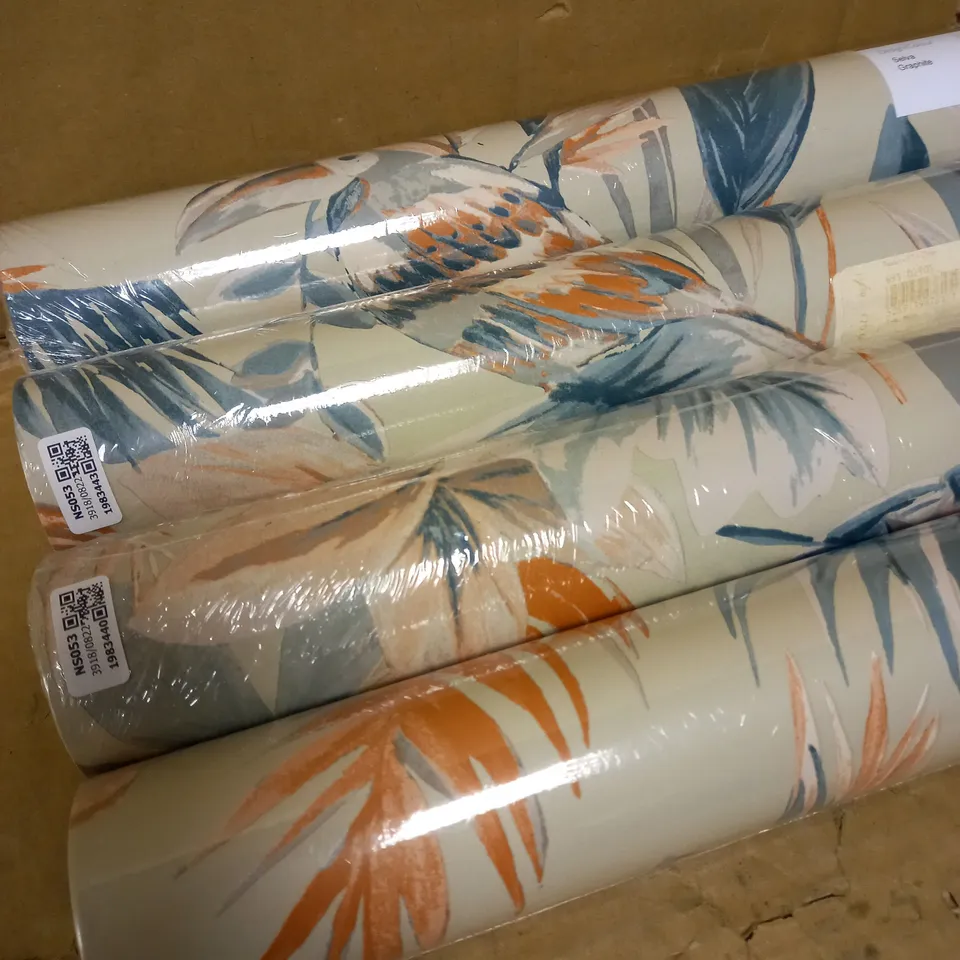 JOHN LEWIS SELVA GRAPHITE WALLPAPER 4 ROLLS