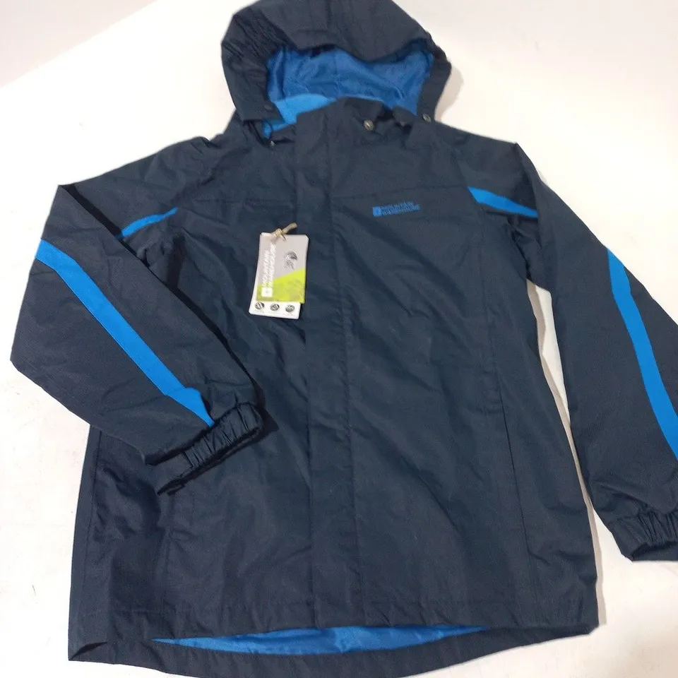 MOUNTAIN WAREHOUSE SAMSON 2 KIDS WATERPROOF JACKET IN NAVY - 11/12 YEARS