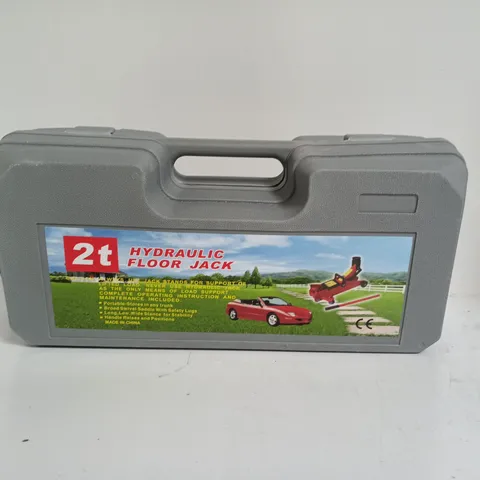 2-TONNE HYDRAULIC FLOOR JACK IN CARRY CASE