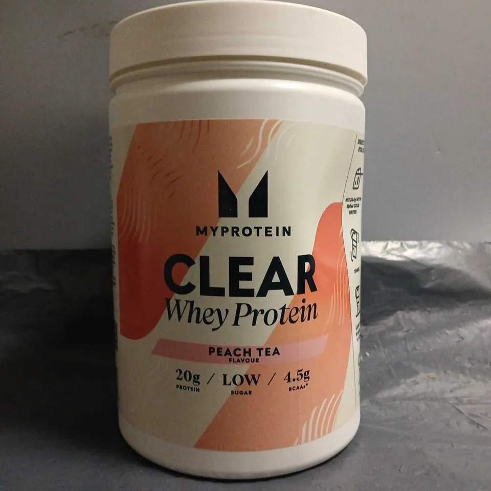 MY PROTEIN CLEAR WHEY PROTEIN PEACH TEA - 854G