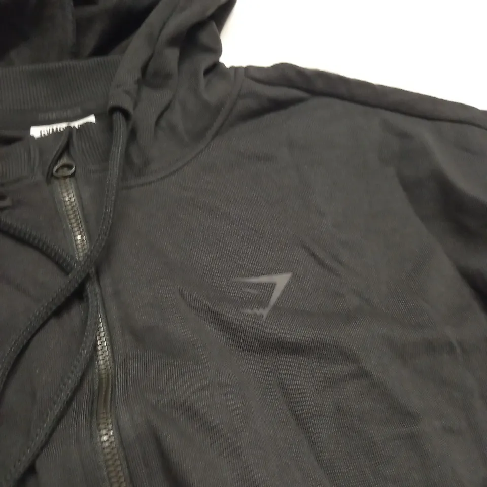 GYMSHARK ZIPPED HOODIE SIZE M