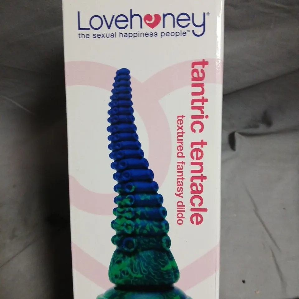 LOVEHONEY TENTACLE TEXTURED FANTASY DILDO – BOXED