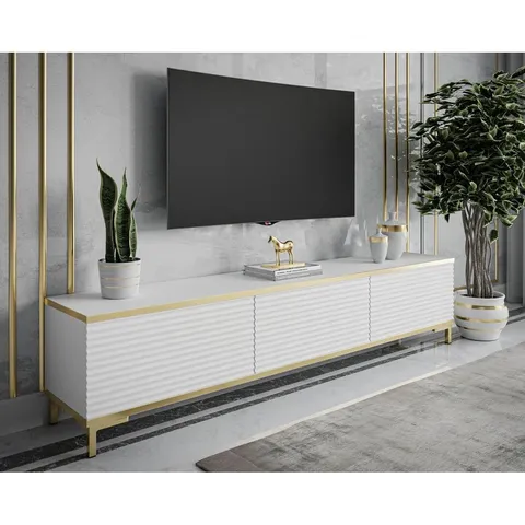BOXED AMEINA TV STAND FOR TVS UP TO 65" (2 BOXES)
