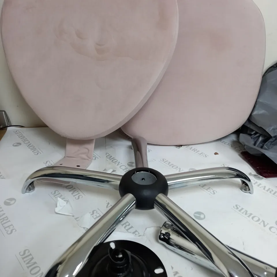 HEART PINK OFFICE CHAIR RRP £69