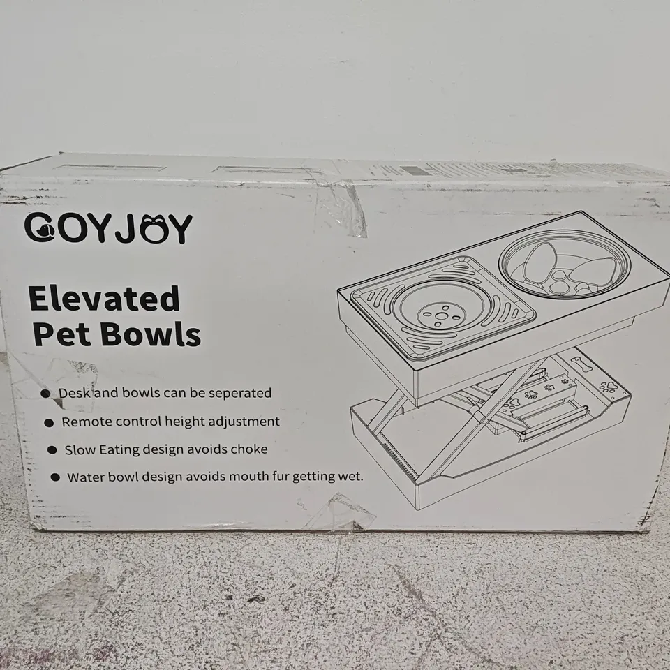 BOXED COYJOY ELEVATED PET BOWLS