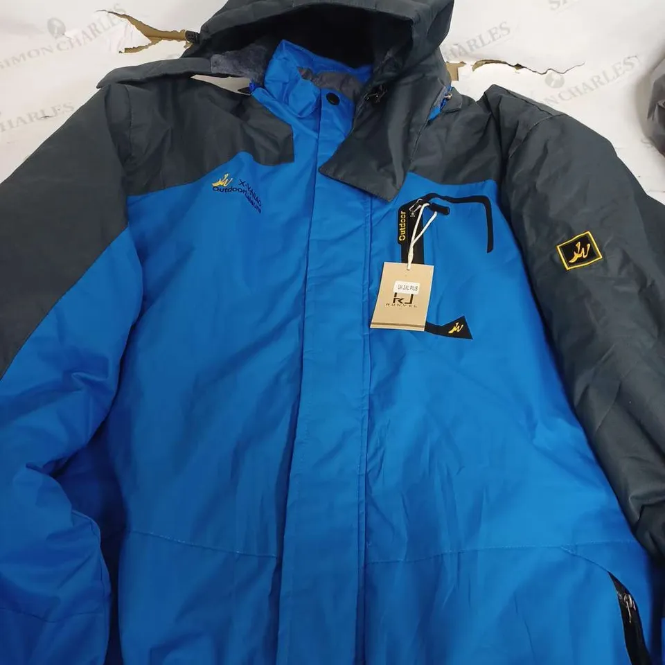 X-Y-NIAO OUTDOOR LEISURE HEAVY WEIGHTED JACKET WITH HOOD - 3XL