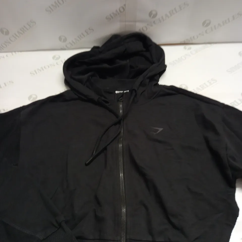 GYMSHARK ZIPPED HOODIE SIZE M