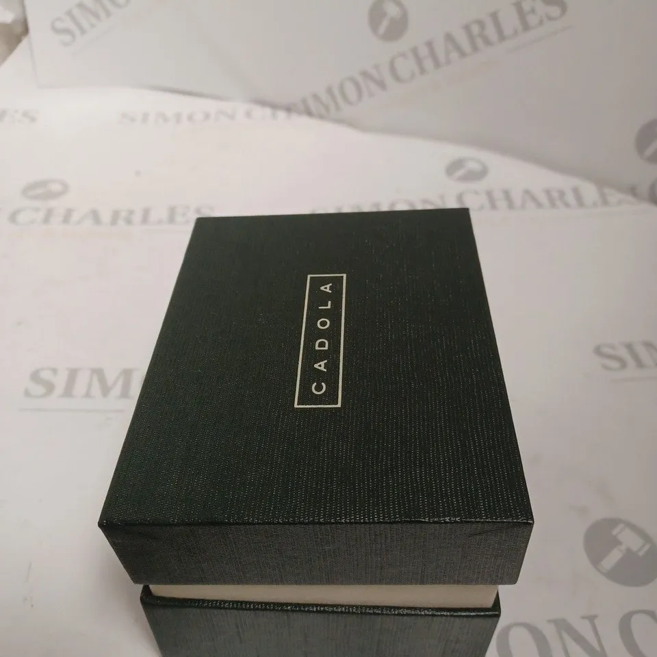 BOXED CADOLA STAINLESS STEEL AUTOMATIC WATCH SILVER