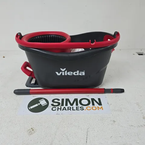 VILEDA TURBO 2IN1 SPIN MOP & BUCKET SET WITH REFILL