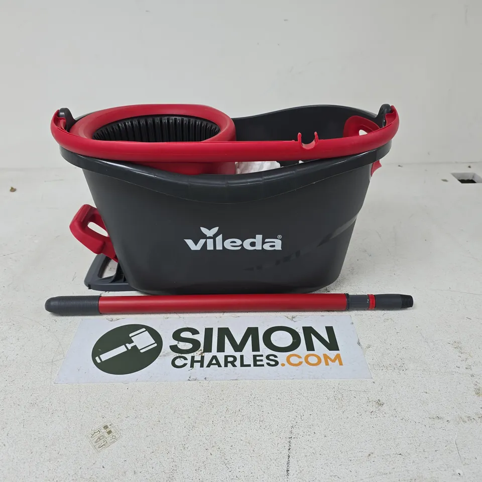 VILEDA TURBO 2IN1 SPIN MOP & BUCKET SET WITH REFILL