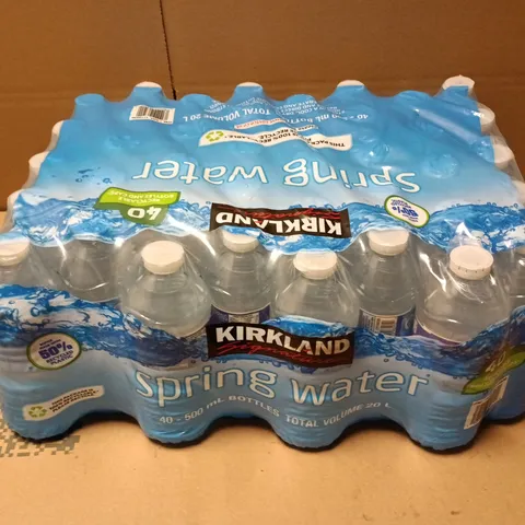 KIRKLAND SPRING WATER 40 PACK (500ML)