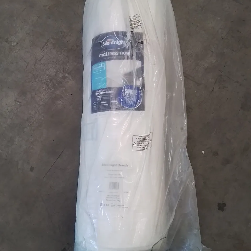 QUALITY ROLLED SILENTNIGHT SINGLE 90CM MATTRESS 