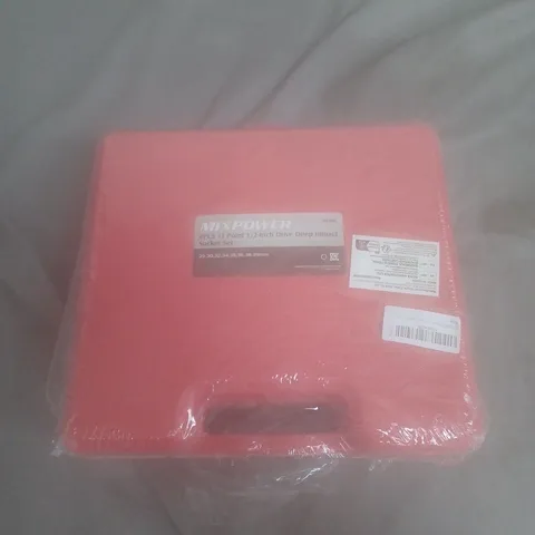 MIXPOWER 12-POINT 1/2IN DRIVE DEEP IMPACT SOCKET SET – RED BOX, SEALED