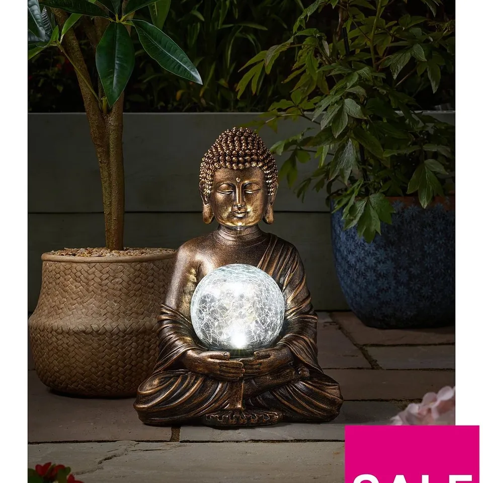 UNBRANDED DECORATIVE BRONZE EFFECT BUDDHA