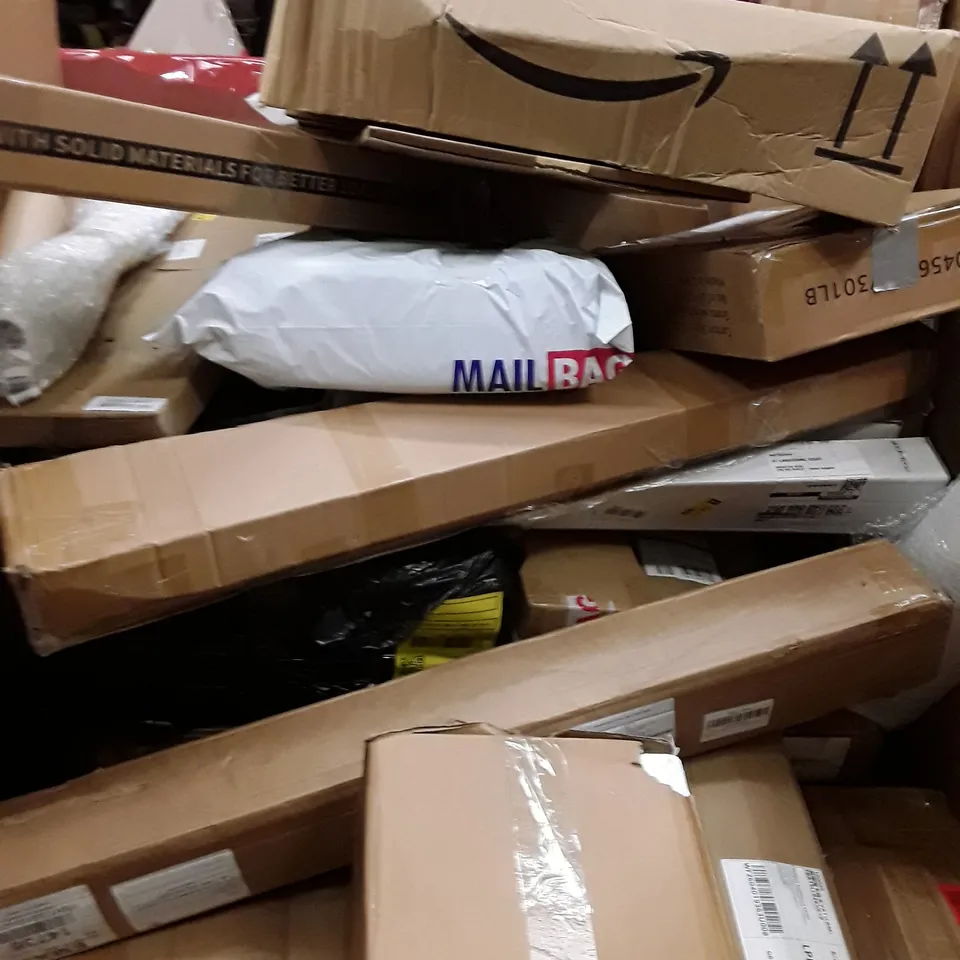PALLET OF ASSORTED HOUSEHOLD GOODS AND PRODUCT TO INCLUDE; PETLIBRO SMART FEEDER, MULTI-USE RETRACTABLE GATE, HYGGER NATURE PRO AQUARIUM LED LIGHT ETC 