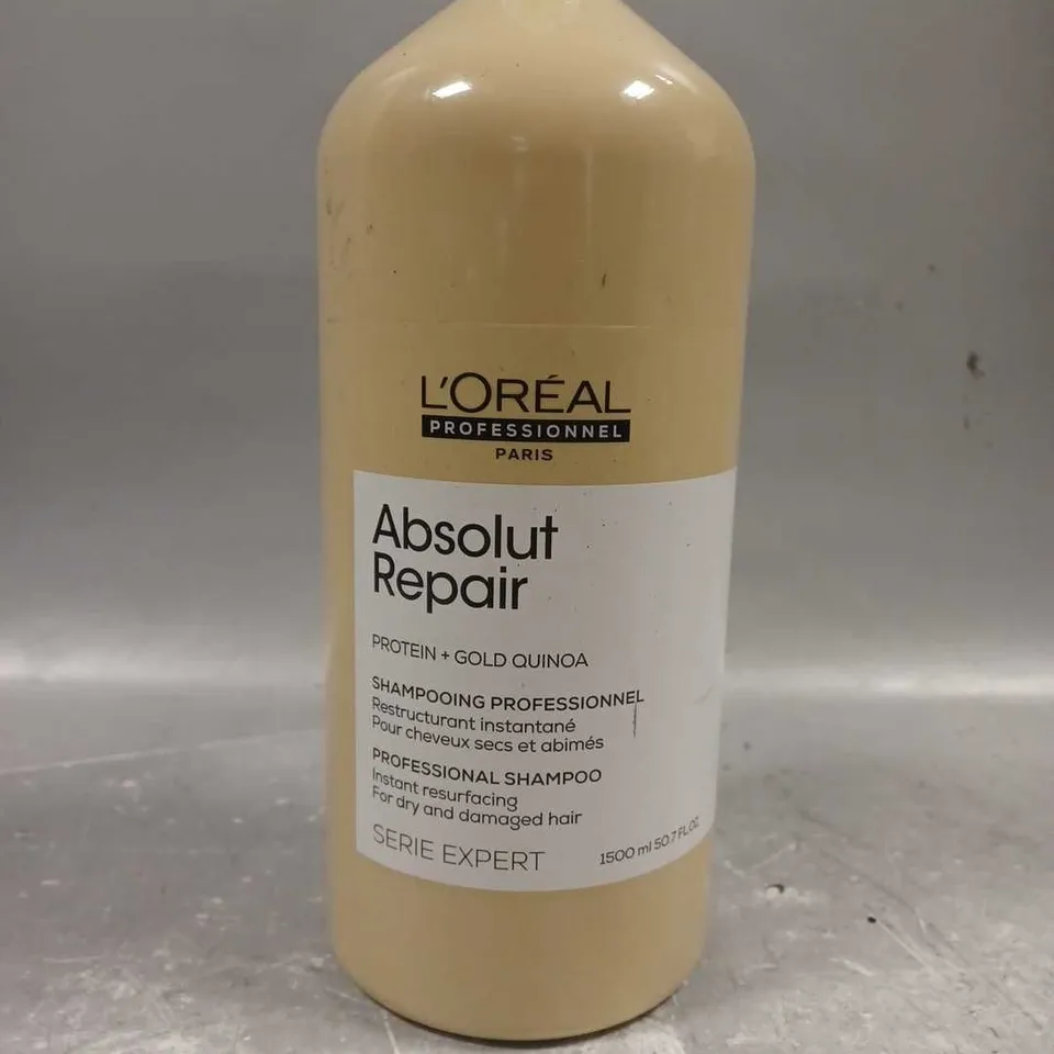 L'OREAL PROFESSIONAL ABSOLUT REPAIR PROTEIN + GOLD QUINOA SHAMPOO 1500ML