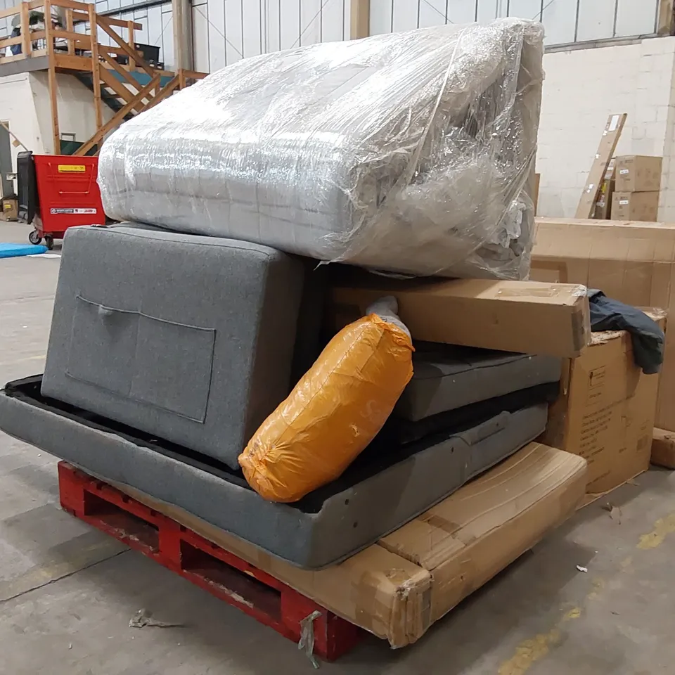 PALLET OF ASSORTED FURNITURE PARTS 