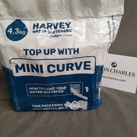 HARVEY WATER SOFTENERS 4.3KG MINI CURVE