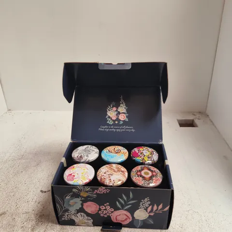 SCENTED CANDLE GIFT BOX – ENJOY YOUR LIFE (SET OF 6)