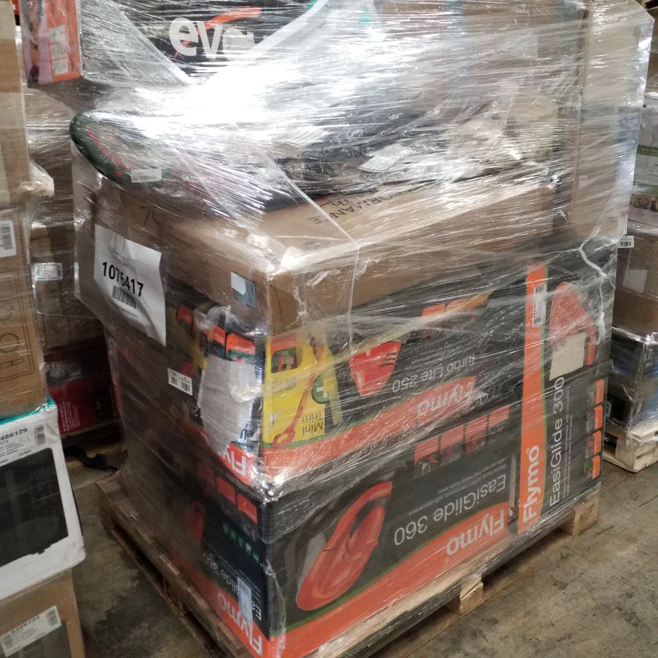 PALLET OF APPROXIMATELY 11 UNPROCESSED RAW RETURN HOUSEHOLD AND ELECTRICAL GOODS TO INCLUDE;