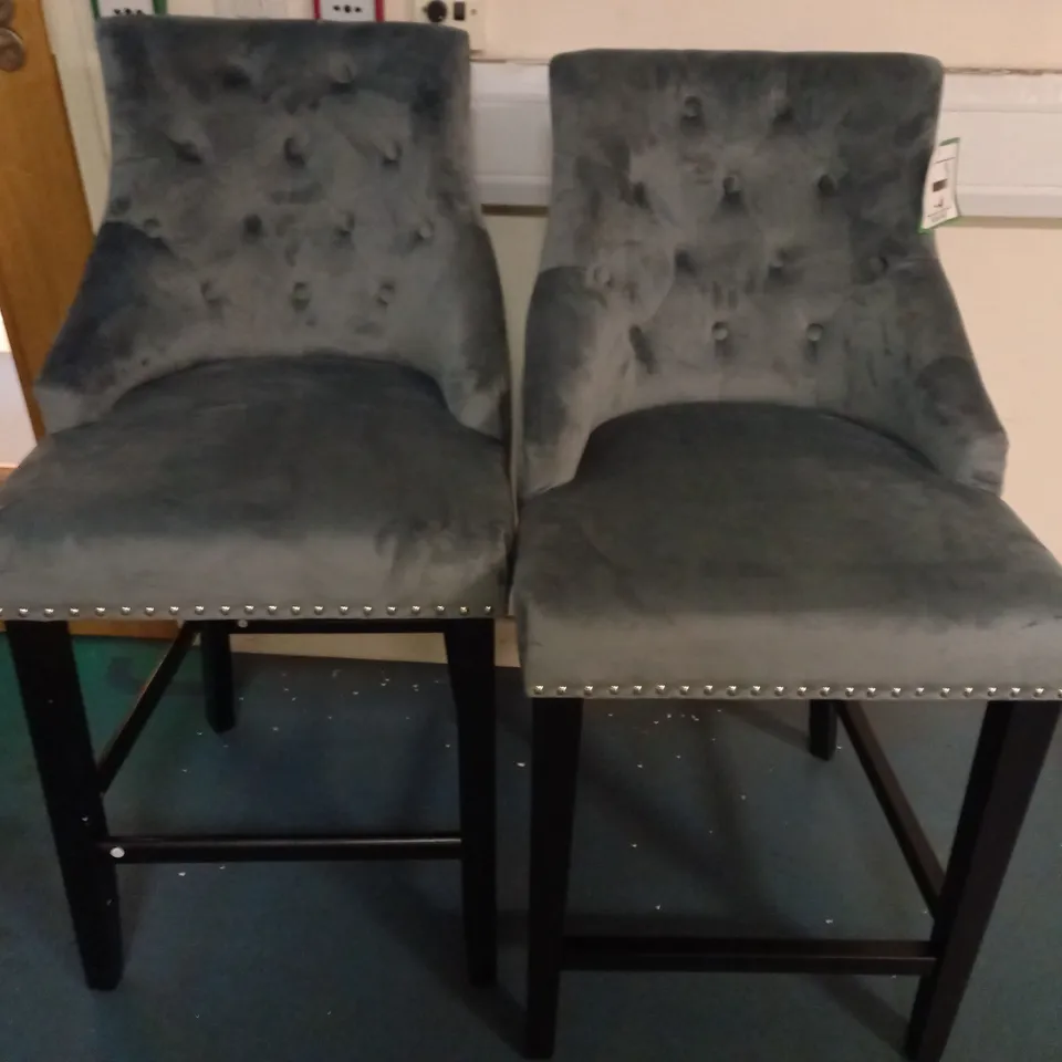 WARWICK BAR STOOL PAIR - COLLECTION ONLY RRP £229