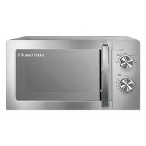 BOXED RUSSELL HOBBS RHMM872SS COMPACT 20L MANUAL MICROWAVE IN STAINLESS