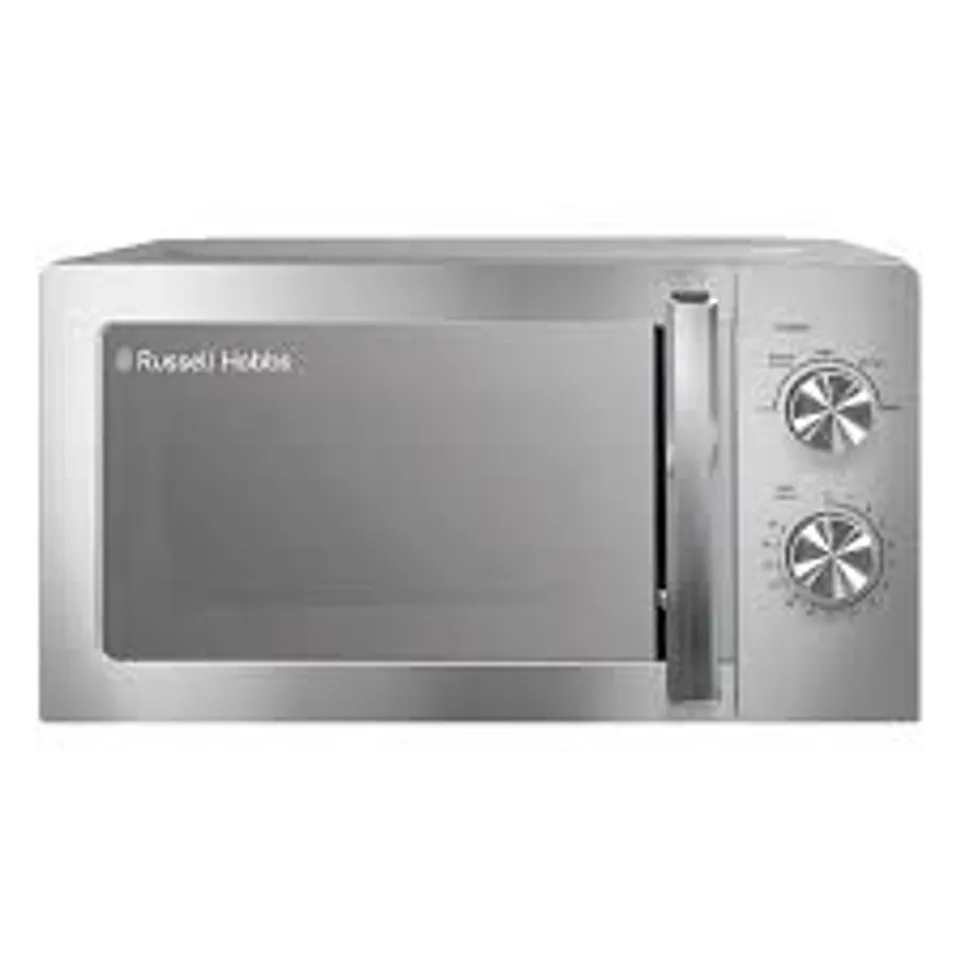 BOXED RUSSELL HOBBS RHMM872SS COMPACT 20L MANUAL MICROWAVE IN STAINLESS
