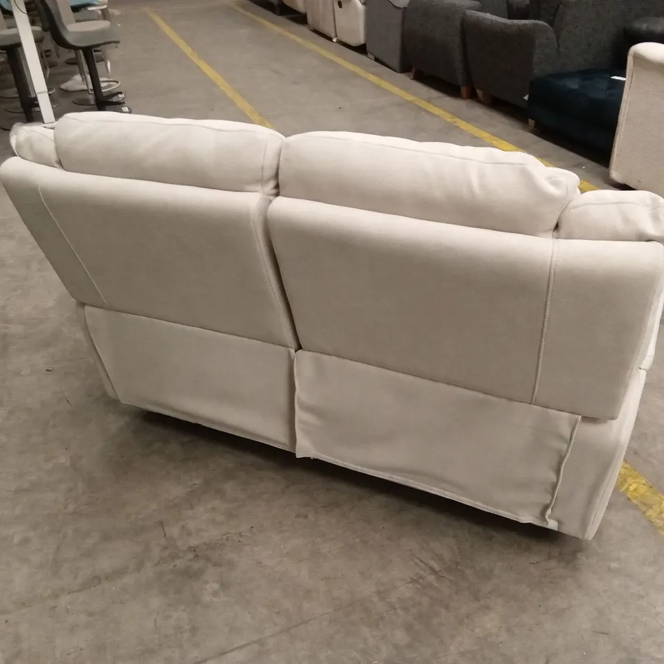 ALBION FABRIC 2 SEATER HIGH BACK MANUAL RECLINER SOFA RRP £579