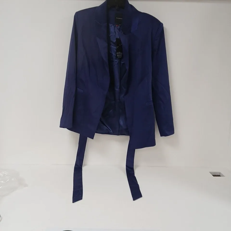 KALEIDOSCOPE WOMEN'S NAVYSATIN BLAZER, UK 12