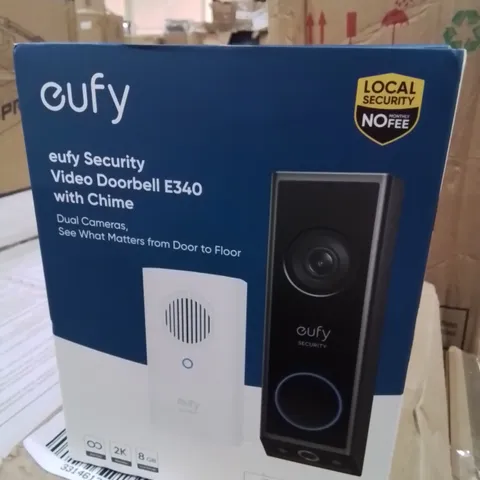 BOXED EUFY VIDEO DOORBELL E340 