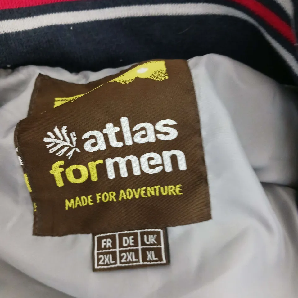 ATLAS FOR MEN ZIO THROUGH JACKET BLUE SIZE XL