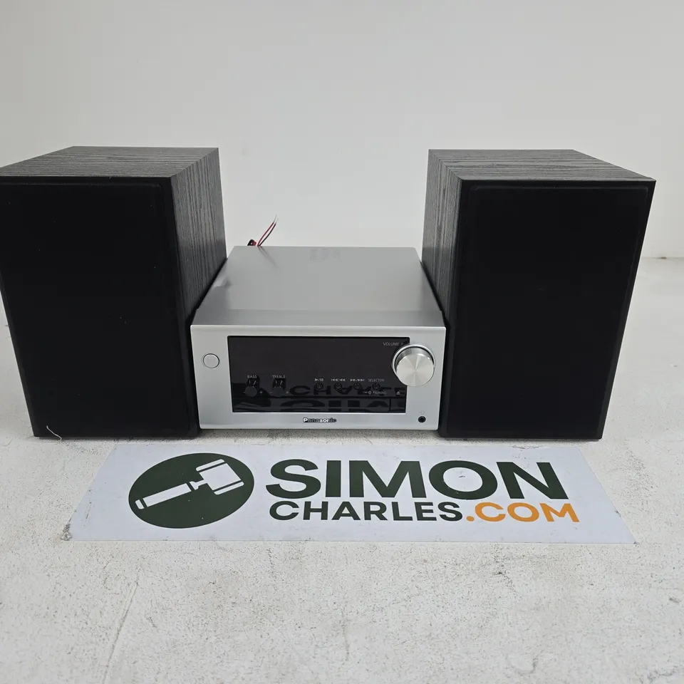 PANASONIC HI-FI STEREO SYSTEM WITH TWIN SPEAKERS
