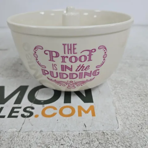 JAMIE OLIVER JME COLLECTION THE PROOF IS IN THE PUDDING BOWL WITH LID