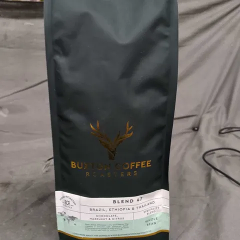 BUXTON COFFEE ROASTERS BLEND 47 WHOLE BEAN COFFEE BAG 1KG