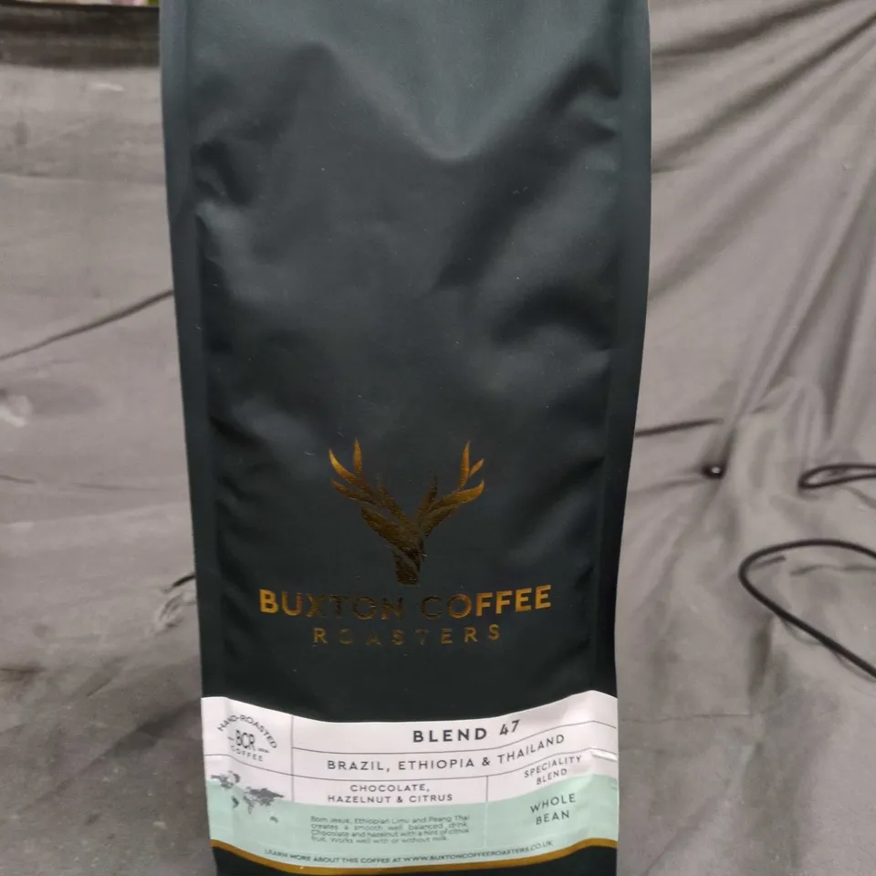 BUXTON COFFEE ROASTERS BLEND 47 WHOLE BEAN COFFEE BAG 1KG