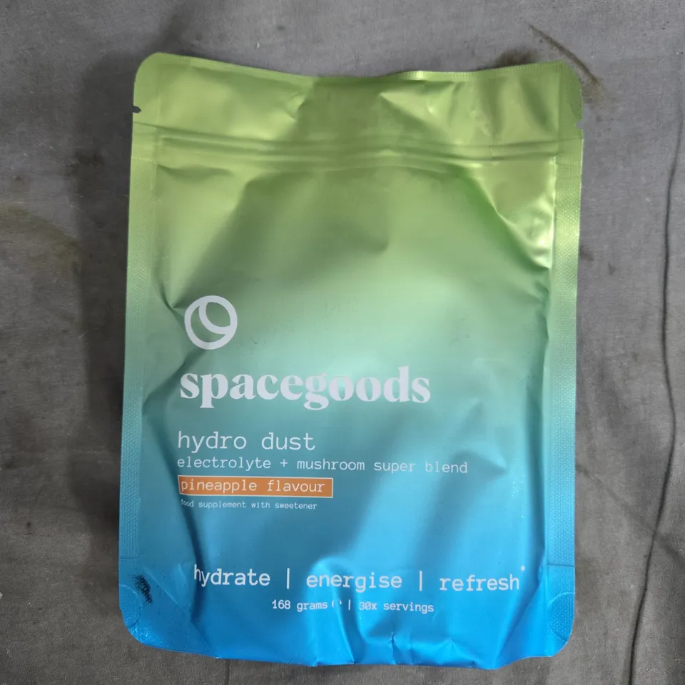 SPACEGOODS HYDRO DUST PINEAPPLE FLAVOUR - ELECTROLYTE + MUSHROOM SUPER BLEND