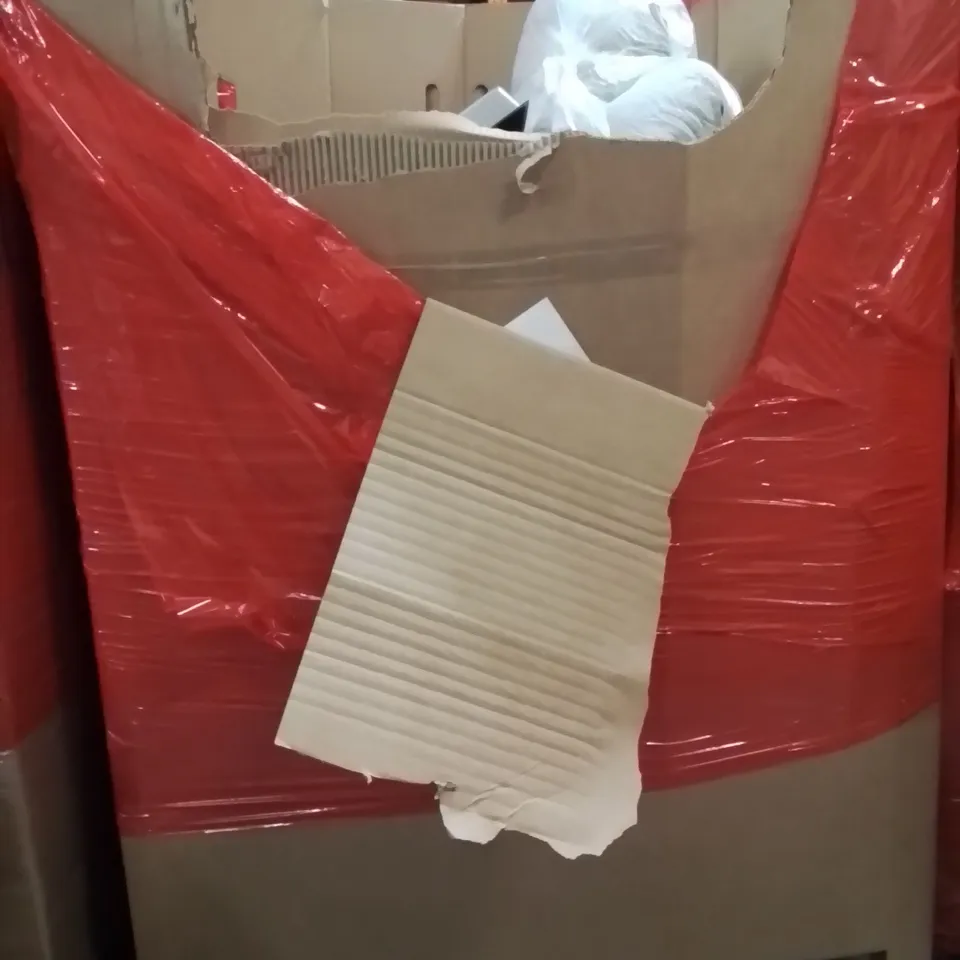 PALLET OF ASSORTED HOUSEHOLD GOODS AND PRODUCTS TO INCLUDE;AIR COOLER,BUG A SALT,PLANT POT