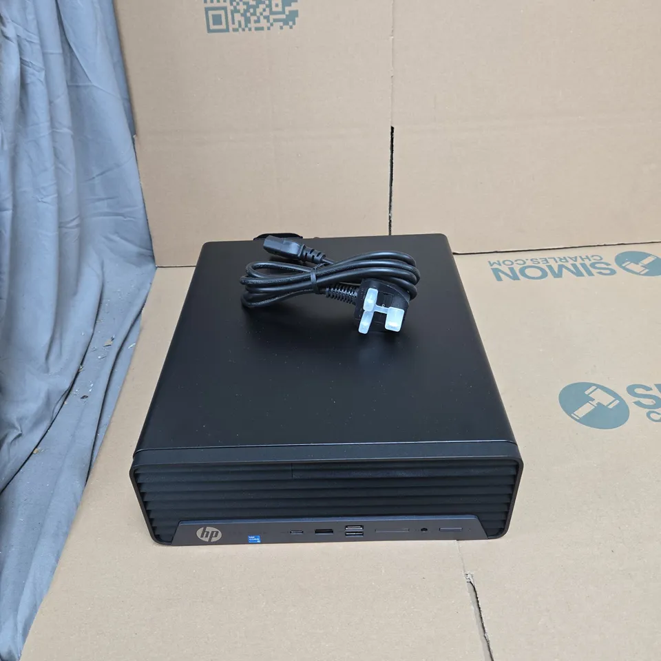 HP PRO SFF 400 G9 DESKTOP PC – SMALL FORM FACTOR, INCLUDES POWER CORD AND WIRED MOUSE