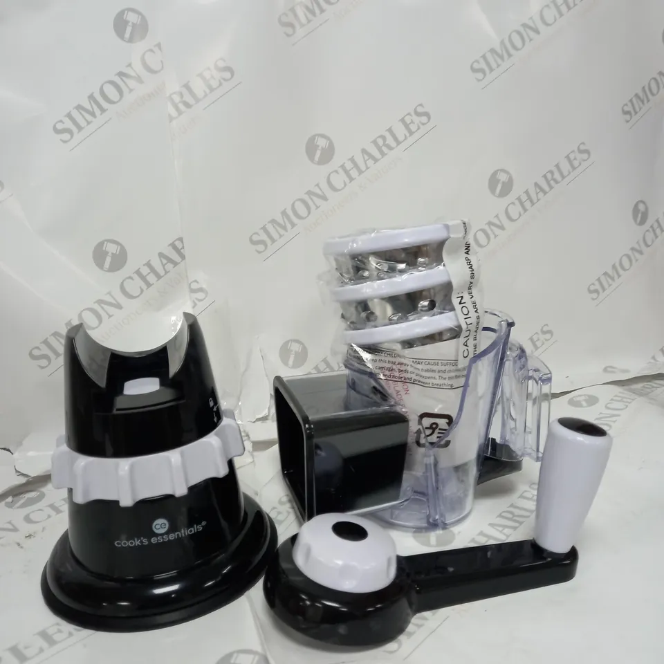 COOKS ESSENTIALS GRATER AND SLICER