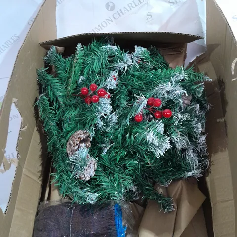 CHRISTMAS GARLAND WITH LIGHT