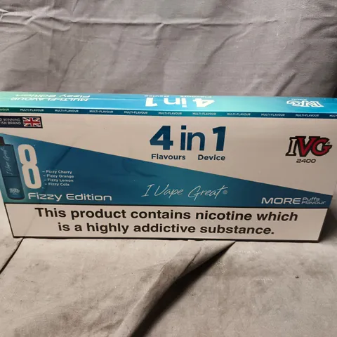 SEALED IVG 4-IN-1 FLAVOURS DEVICE FIZZY EDITION VAPE STARTER KIT – 5 PCS