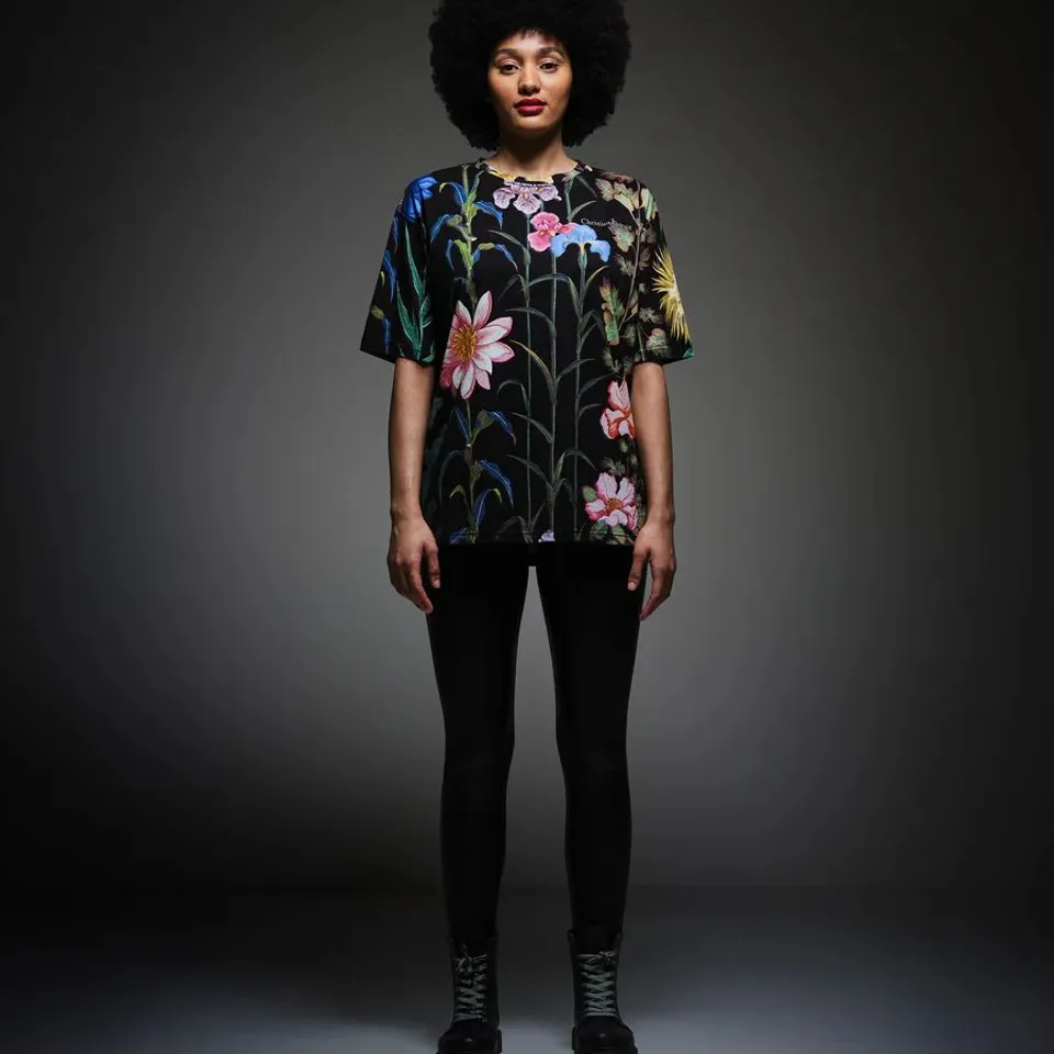 REGATTA WOMENS CHRISTIAN LACROIX BELLEGARDE T-SHIRT SELAM PRINT SIZE 8