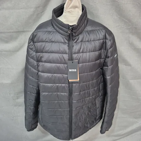 Hugo Boss Quilted Puffer Jacket – Black, UK Size 52